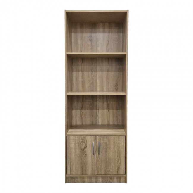 Βιβλιοθήκη Tekaro pakoworld σε sonoma απόχρωση 60x29x166εκ Βιβλιοθήκη Tekaro pakoworld σε sonoma απόχρωση 60x29x166εκ