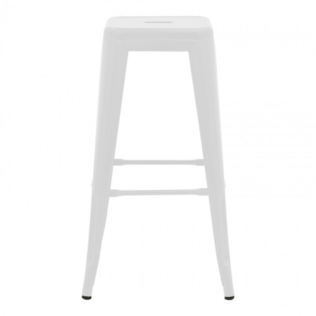 Σκαμπό μπαρ Utopia pakoworld μέταλλο σε λευκή ματ απόχρωση 42x42x76εκ Σκαμπό μπαρ Utopia pakoworld μέταλλο σε λευκή ματ απόχρωση 42x42x76εκ