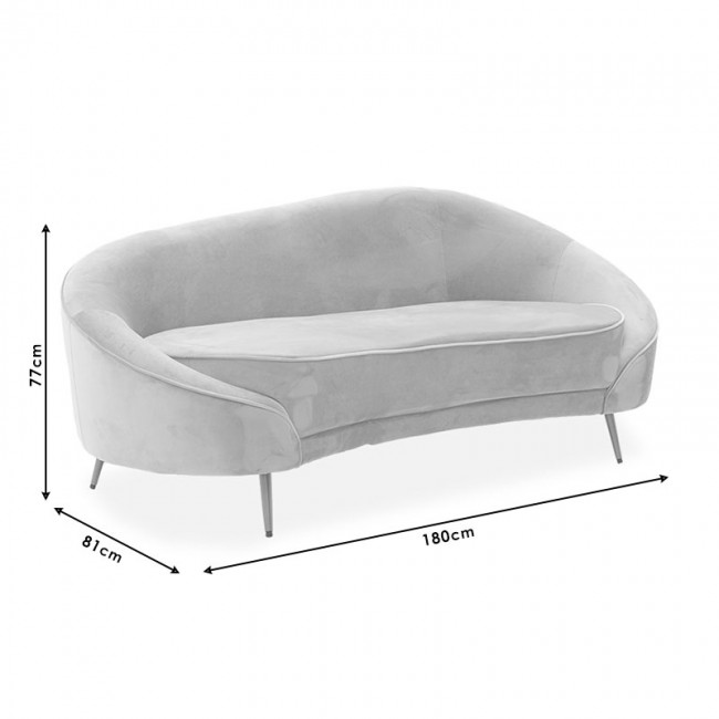 Καναπές 3θέσιος Amora pakoworld βελούδο κυπαρισσί-χρυσό 180x81x77εκ Καναπές 3θέσιος Amora pakoworld βελούδο κυπαρισσί-χρυσό 180x81x77εκ