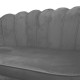 Καναπές 2θέσιος Daimon pakoworld βελούδο γκρι 134x70x77εκ Καναπές 2θέσιος Daimon pakoworld βελούδο γκρι 134x70x77εκ