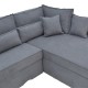 Γωνιακός καναπές-κρεβάτι αναστρέψιμος Olymp ΙΙ pakoworld ύφασμα σε γκρι απόχρωση 283x214x83εκ Γωνιακός καναπές-κρεβάτι αναστρέψιμος Olymp ΙΙ pakoworld ύφασμα σε γκρι απόχρωση 283x214x83εκ