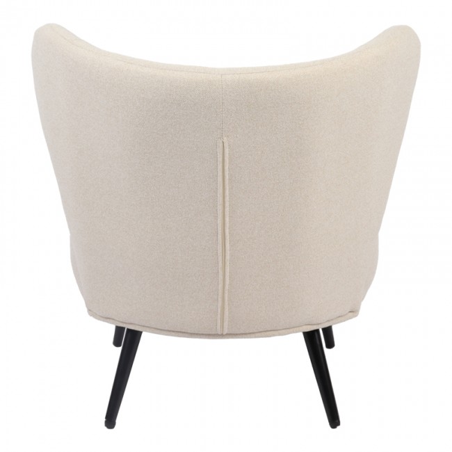 Πολυθρόνα Nagreta pakoworld κρεμ ύφασμα με μεταλλικό πόδι σε μαύρη απόχρωση 77x73x74εκ Πολυθρόνα Nagreta pakoworld κρεμ ύφασμα με μεταλλικό πόδι σε μαύρη απόχρωση 77x73x74εκ