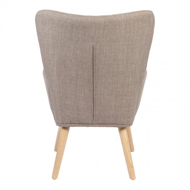 Πολυθρόνα-μπερζέρα Gerlina pakoworld γκρι-μπεζ ύφασμα με πόδι σε φυσική απόχρωση 71x64x94εκ Πολυθρόνα-μπερζέρα Gerlina pakoworld γκρι-μπεζ ύφασμα με πόδι σε φυσική απόχρωση 71x64x94εκ