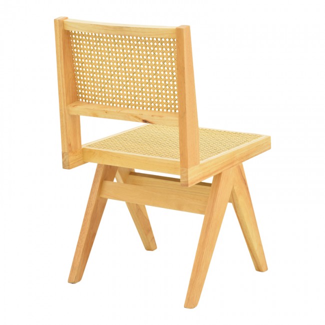 Καρέκλα Winslow pakoworld rubberwood-rattan σε φυσική απόχρωση 46x58x80εκ Καρέκλα Winslow pakoworld rubberwood-rattan σε φυσική απόχρωση 46x58x80εκ