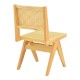 Καρέκλα Winslow pakoworld rubberwood-rattan σε φυσική απόχρωση 46x58x80εκ Καρέκλα Winslow pakoworld rubberwood-rattan σε φυσική απόχρωση 46x58x80εκ