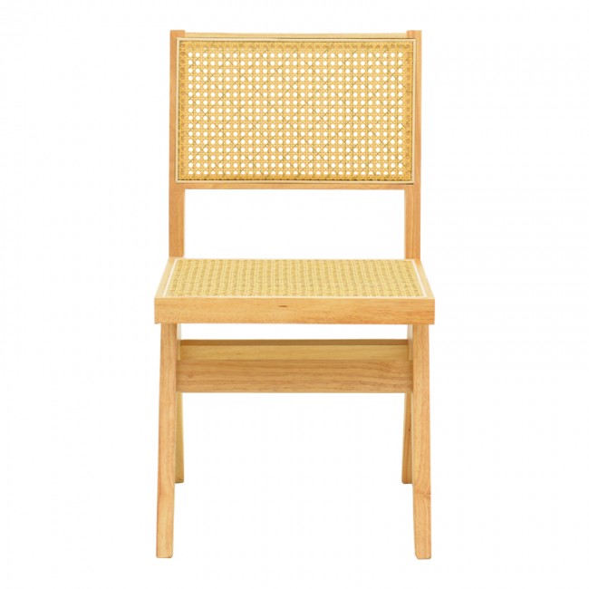 Καρέκλα Winslow pakoworld rubberwood-rattan σε φυσική απόχρωση 46x58x80εκ Καρέκλα Winslow pakoworld rubberwood-rattan σε φυσική απόχρωση 46x58x80εκ