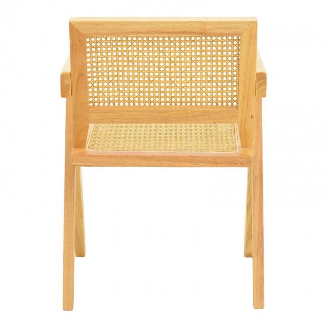 Πολυθρόνα Winslow pakoworld rubberwood-rattan σε φυσική απόχρωση 51x54x80εκ Πολυθρόνα Winslow pakoworld rubberwood-rattan σε φυσική απόχρωση 51x54x80εκ