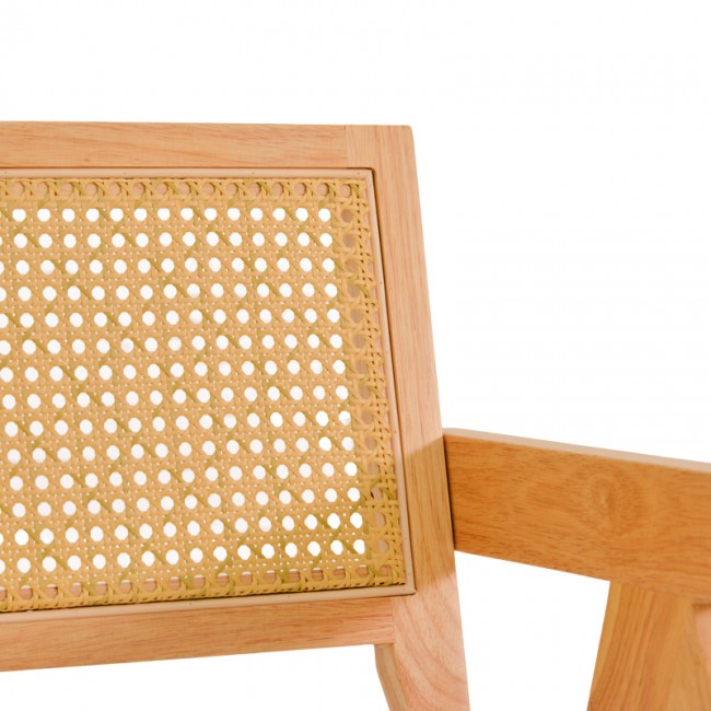 Πολυθρόνα Winslow pakoworld rubberwood σε φυσική απόχρωση-ύφασμα λευκό 51x54x80εκ Πολυθρόνα Winslow pakoworld rubberwood σε φυσική απόχρωση-ύφασμα λευκό 51x54x80εκ