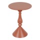 Βοηθητικό τραπέζι Lalou pakoworld μέταλλο σε απόχρωση terracotta Φ40x55εκ Βοηθητικό τραπέζι Lalou pakoworld μέταλλο σε απόχρωση terracotta Φ40x55εκ
