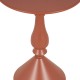 Βοηθητικό τραπέζι Lalou pakoworld μέταλλο σε απόχρωση terracotta Φ40x55εκ Βοηθητικό τραπέζι Lalou pakoworld μέταλλο σε απόχρωση terracotta Φ40x55εκ