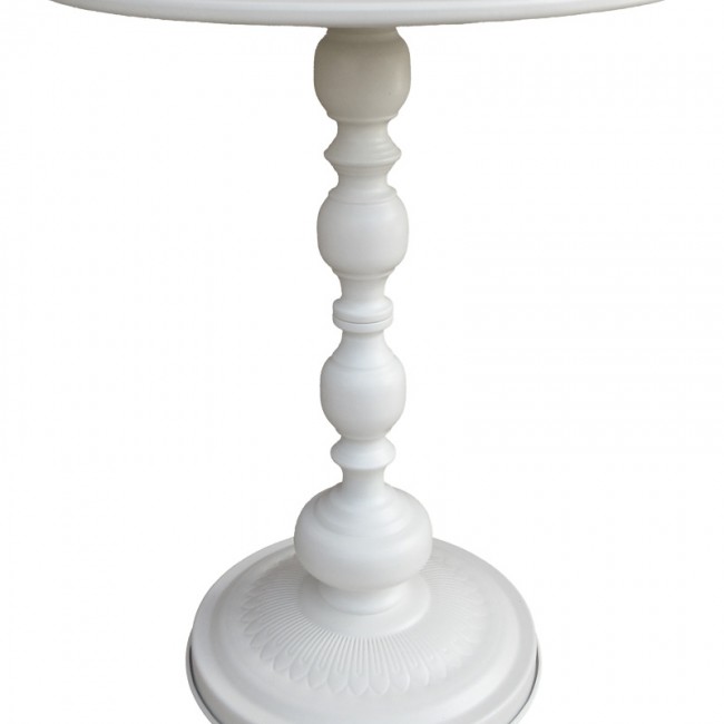 Βοηθητικό τραπέζι Anesor pakoworld μέταλλο σε κρεμ απόχρωση Φ40x52εκ Βοηθητικό τραπέζι Anesor pakoworld μέταλλο σε κρεμ απόχρωση Φ40x52εκ