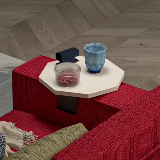 Βοηθητικό τραπεζάκι Linea pakoworld σε απόχρωση κρέμα με μαύρα μεταλλικά πόδια Φ34x10εκ Βοηθητικό τραπεζάκι Linea pakoworld σε απόχρωση κρέμα με μαύρα μεταλλικά πόδια Φ34x10εκ