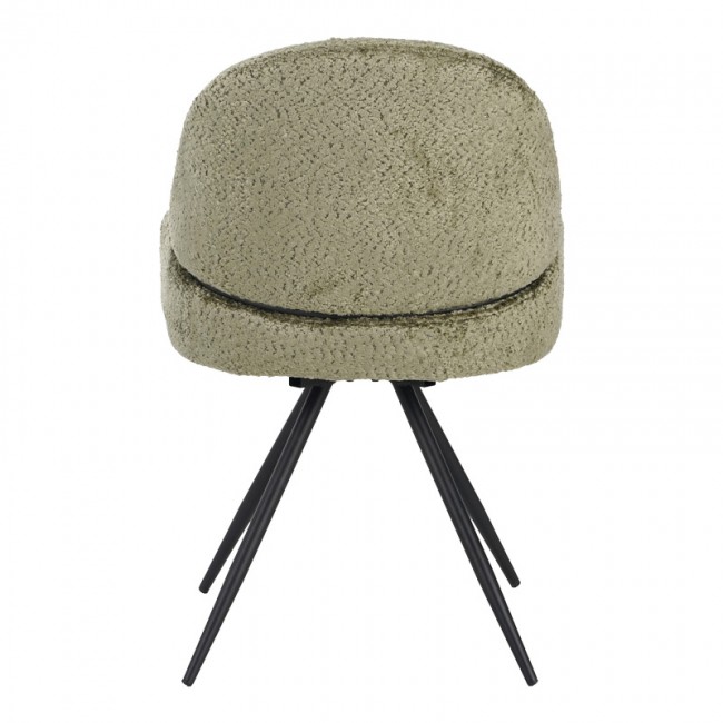 Καρέκλα περιστρεφόμενη Morea pakoworld μπουκλέ ύφασμα σε λαδί απόχρωση με μαύρα μεταλλικά πόδια 55x63.5x89.5εκ Καρέκλα περιστρεφόμενη Morea pakoworld μπουκλέ ύφασμα σε λαδί απόχρωση με μαύρα μεταλλικά πόδια 55x63.5x89.5εκ