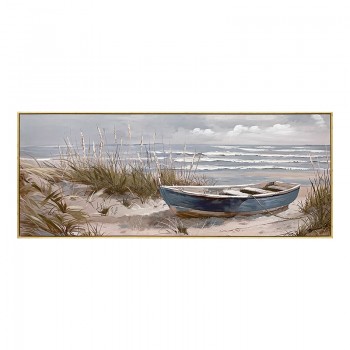 Πίνακας σε καμβά Barcu I Inart με πλαίσιο 150x3.5x60εκ Πίνακας σε καμβά Barcu I Inart με πλαίσιο 150x3.5x60εκ