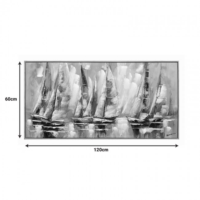 Πίνακας σε καμβά Yelkan Ι Inart με πλαίσιο 120x3.5x60εκ Πίνακας σε καμβά Yelkan Ι Inart με πλαίσιο 120x3.5x60εκ