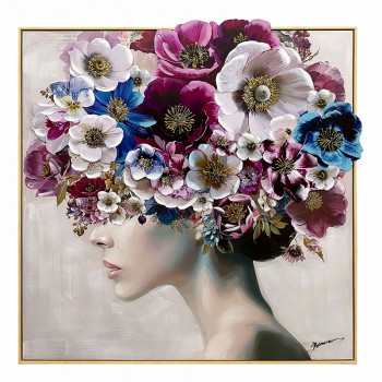 Πίνακας σε καμβά Mavare Ι 3D Inart με πλαίσιο 100x3.5x100εκ Πίνακας σε καμβά Mavare Ι 3D Inart με πλαίσιο 100x3.5x100εκ