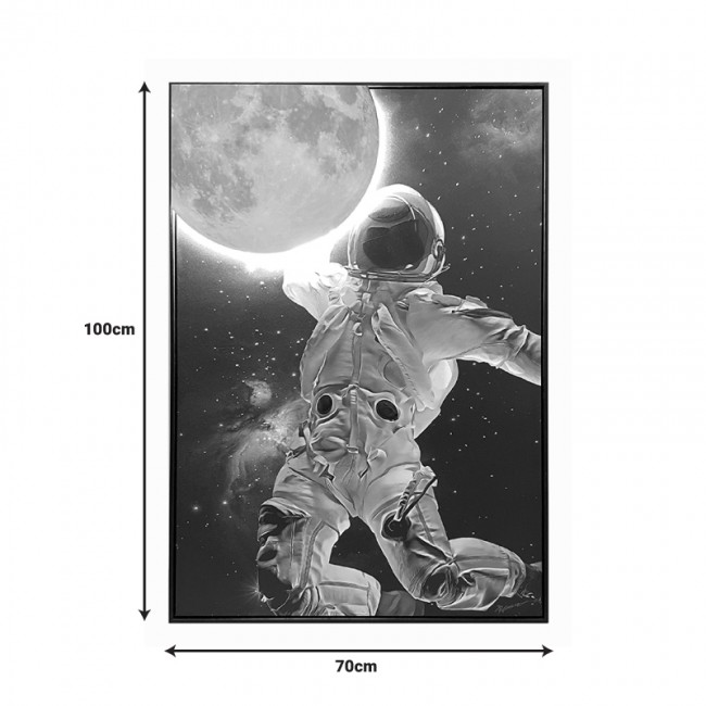 Πίνακας σε καμβά Mallo 3D Inart με πλαίσιο 70x3.5x100εκ Πίνακας σε καμβά Mallo 3D Inart με πλαίσιο 70x3.5x100εκ