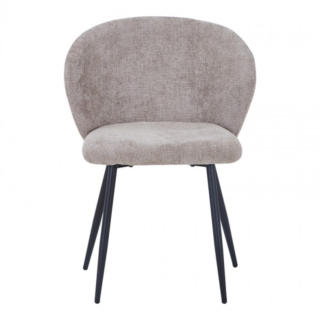 Καρέκλα Karg pakoworld μπεζ ύφασμα-πόδι μαύρο μέταλλο 57x62x80εκ Καρέκλα Karg pakoworld μπεζ ύφασμα-πόδι μαύρο μέταλλο 57x62x80εκ