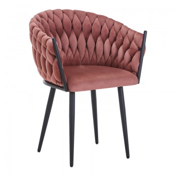 Πολυθρόνα Vivian pakoworld σάπιο μήλο βελούδο-πόδι μαύρο μέταλλο 61x55x80εκ Πολυθρόνα Vivian pakoworld σάπιο μήλο βελούδο-πόδι μαύρο μέταλλο 61x55x80εκ