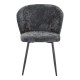 Καρέκλα Karg pakoworld γκρι ύφασμα-πόδι μαύρο μέταλλο 57x62x80εκ Καρέκλα Karg pakoworld γκρι ύφασμα-πόδι μαύρο μέταλλο 57x62x80εκ