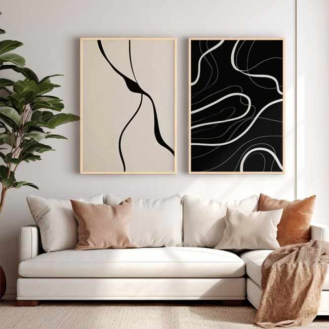 Πίνακας Bennez pakoworld δίπτυχος με ψηφιακή εκτύπωση και πλαίσιο 33x1.5x48εκ Πίνακας Bennez pakoworld δίπτυχος με ψηφιακή εκτύπωση και πλαίσιο 33x1.5x48εκ