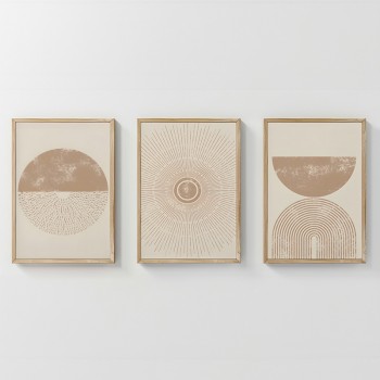 Πίνακας Varenzy pakoworld τρίπτυχος με ψηφιακή εκτύπωση και πλαίσιο 33x1.5x48εκ Πίνακας Varenzy pakoworld τρίπτυχος με ψηφιακή εκτύπωση και πλαίσιο 33x1.5x48εκ