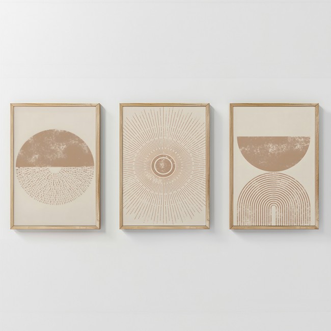 Πίνακας Varenzy pakoworld τρίπτυχος με ψηφιακή εκτύπωση και πλαίσιο 33x1.5x48εκ Πίνακας Varenzy pakoworld τρίπτυχος με ψηφιακή εκτύπωση και πλαίσιο 33x1.5x48εκ