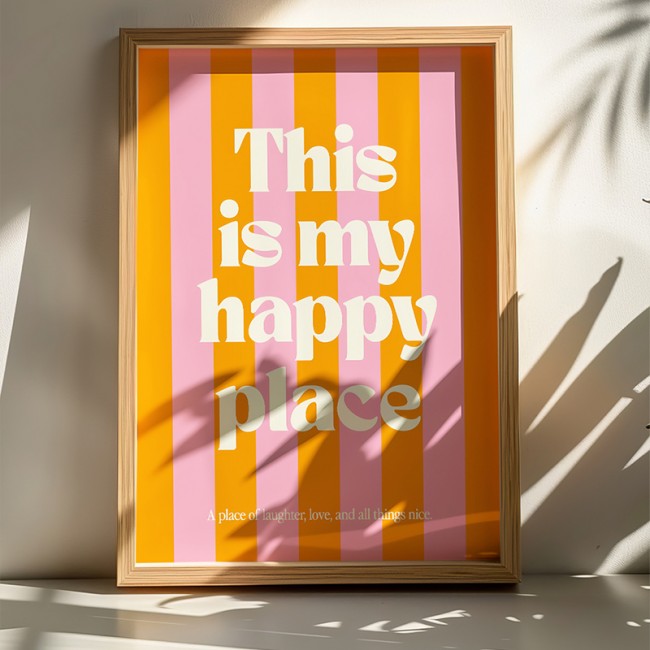 Πίνακας Happo pakoworld με ψηφιακή εκτύπωση και πλαίσιο 33x1.5x48εκ Πίνακας Happo pakoworld με ψηφιακή εκτύπωση και πλαίσιο 33x1.5x48εκ