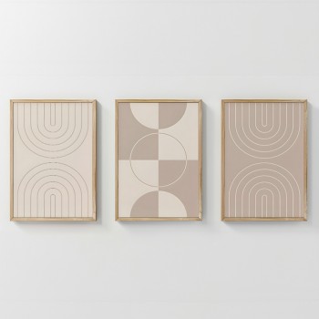 Πίνακας Zenzia pakoworld τρίπτυχος με ψηφιακή εκτύπωση και πλαίσιο 33x1.5x48εκ Πίνακας Zenzia pakoworld τρίπτυχος με ψηφιακή εκτύπωση και πλαίσιο 33x1.5x48εκ