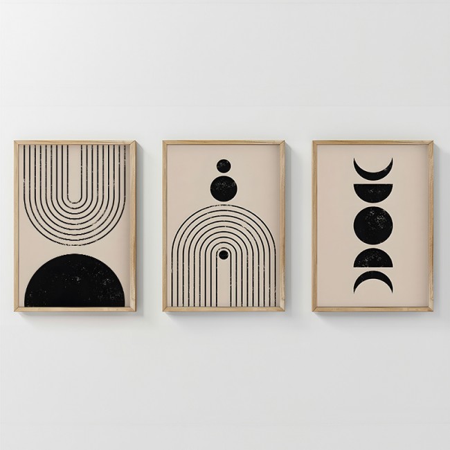 Πίνακας Aregon pakoworld τρίπτυχος με ψηφιακή εκτύπωση και πλαίσιο 33x1.5x48εκ Πίνακας Aregon pakoworld τρίπτυχος με ψηφιακή εκτύπωση και πλαίσιο 33x1.5x48εκ