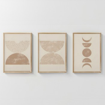 Πίνακας Klipen pakoworld τρίπτυχος με ψηφιακή εκτύπωση και πλαίσιο 33x1.5x48εκ Πίνακας Klipen pakoworld τρίπτυχος με ψηφιακή εκτύπωση και πλαίσιο 33x1.5x48εκ