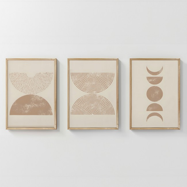 Πίνακας Klipen pakoworld τρίπτυχος με ψηφιακή εκτύπωση και πλαίσιο 33x1.5x48εκ Πίνακας Klipen pakoworld τρίπτυχος με ψηφιακή εκτύπωση και πλαίσιο 33x1.5x48εκ