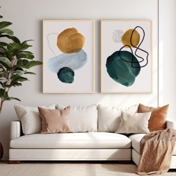 Πίνακας Cerzen pakoworld δίπτυχος με ψηφιακή εκτύπωση και πλαίσιο 33x1.5x48εκ Πίνακας Cerzen pakoworld δίπτυχος με ψηφιακή εκτύπωση και πλαίσιο 33x1.5x48εκ