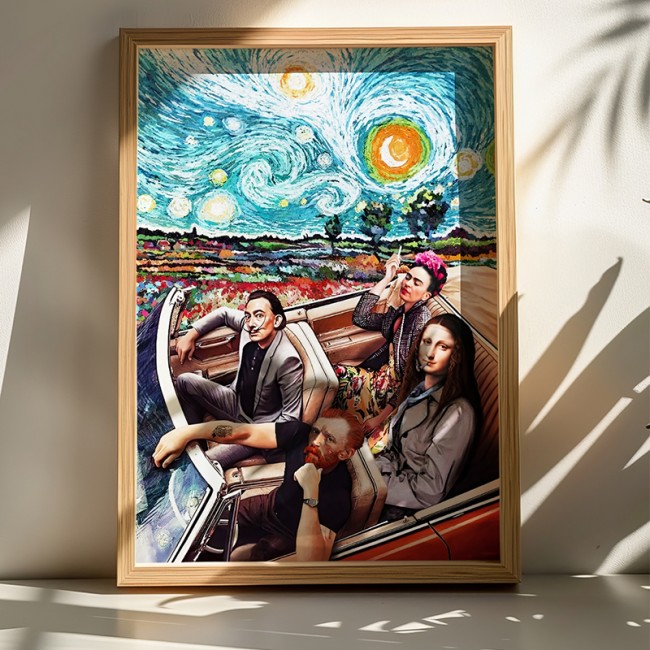 Πίνακας Heavento pakoworld με ψηφιακή εκτύπωση και πλαίσιο 33x1.5x48εκ Πίνακας Heavento pakoworld με ψηφιακή εκτύπωση και πλαίσιο 33x1.5x48εκ