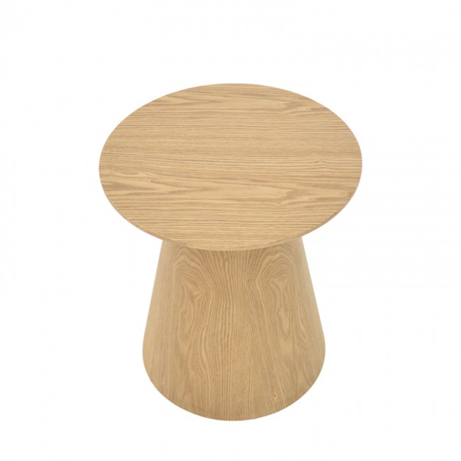 Βοηθητικό τραπέζι Kayano pakoworld mdf σε φυσική απόχρωση Φ45x50εκ Βοηθητικό τραπέζι Kayano pakoworld mdf σε φυσική απόχρωση Φ45x50εκ