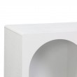 Μπουφές Emersi pakoworld με ράφια mdf σε λευκή απόχρωση 120x35x76εκ Μπουφές Emersi pakoworld με ράφια mdf σε λευκή απόχρωση 120x35x76εκ