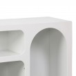 Μπουφές Emersi pakoworld με ράφια mdf σε λευκή απόχρωση 164x34x76εκ Μπουφές Emersi pakoworld με ράφια mdf σε λευκή απόχρωση 164x34x76εκ