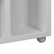 Μπουφές Emersi pakoworld με ράφια mdf σε λευκή απόχρωση 164x34x76εκ Μπουφές Emersi pakoworld με ράφια mdf σε λευκή απόχρωση 164x34x76εκ