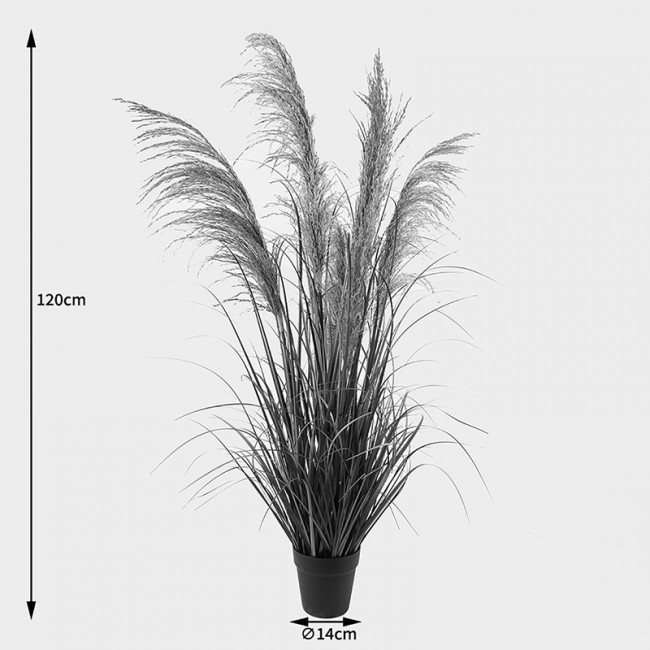 Διακοσμητικό φυτό σε γλάστρα Bulrush Inart Φ65x120εκ Διακοσμητικό φυτό σε γλάστρα Bulrush Inart Φ65x120εκ