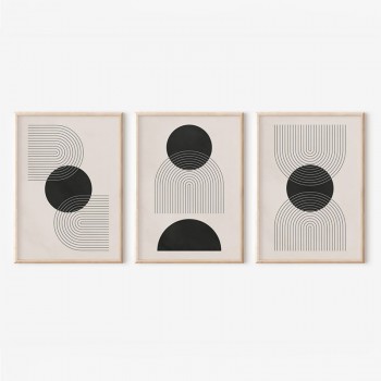 Πίνακας Blomel pakoworld τρίπτυχος με ψηφιακή εκτύπωση και πλαίσιο 33x1.5x48εκ Πίνακας Blomel pakoworld τρίπτυχος με ψηφιακή εκτύπωση και πλαίσιο 33x1.5x48εκ