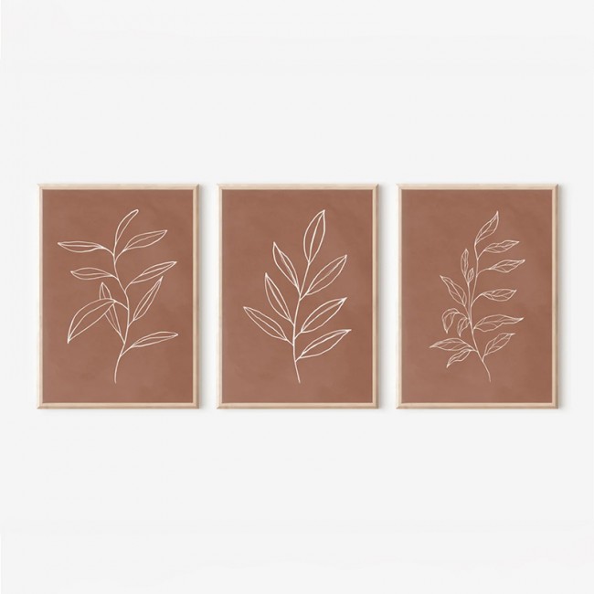 Πίνακας Drifer pakoworld τρίπτυχος με ψηφιακή εκτύπωση και πλαίσιο 33x1.5x48εκ Πίνακας Drifer pakoworld τρίπτυχος με ψηφιακή εκτύπωση και πλαίσιο 33x1.5x48εκ