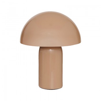 Επιτραπέζιο φωτιστικό Mushi pakoworld μέταλλο μπεζ Φ20x24,5εκ Επιτραπέζιο φωτιστικό Mushi pakoworld μέταλλο μπεζ Φ20x24,5εκ