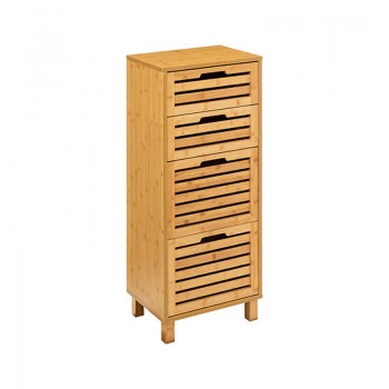 Συρταριέρα Sicela pakoworld μπαμπού σε φυσική απόχρωση 40x30x97.5εκ Συρταριέρα Sicela pakoworld μπαμπού σε φυσική απόχρωση 40x30x97.5εκ