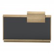 Γραφείο reception Lotus pakoworld σε φυσική-ανθρακί απόχρωση 160x60x105εκ Γραφείο reception Lotus pakoworld σε φυσική-ανθρακί απόχρωση 160x60x105εκ