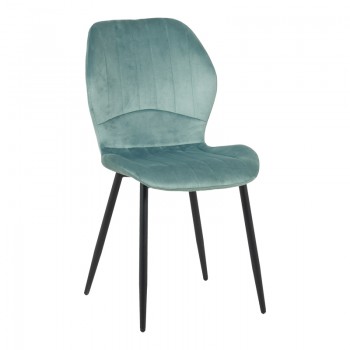 Καρέκλα Jelour pakoworld βελούδο σε φυστικί απόχρωση 46.5x60x84εκ Καρέκλα Jelour pakoworld βελούδο σε φυστικί απόχρωση 46.5x60x84εκ