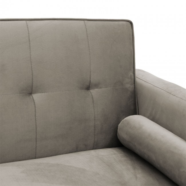 Καναπές-κρεβάτι Success pakoworld 3θέσιος βελούδο γκρι 190x80x84εκ Καναπές-κρεβάτι Success pakoworld 3θέσιος βελούδο γκρι 190x80x84εκ