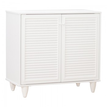 Παπουτσοθήκη-ντουλάπι Ronan pakoworld σε λευκή απόχρωση 70.5x35x66εκ