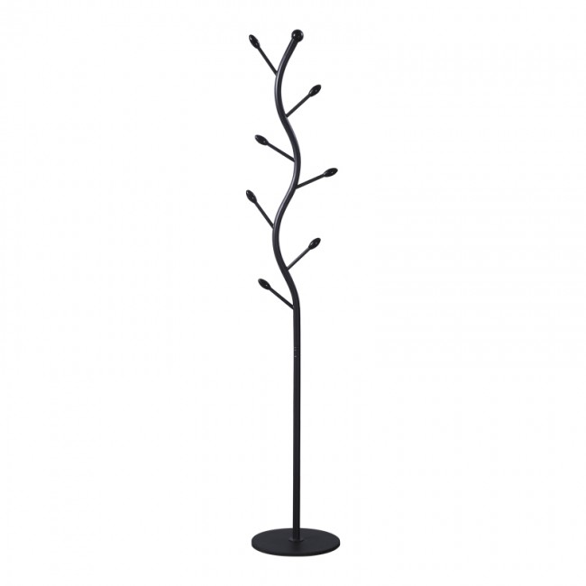 Καλόγερος Lelom pakoworld μέταλλο σε μαύρη απόχρωση Φ30x170εκ