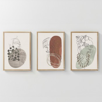 Πίνακας Aelra pakoworld τρίπτυχος με ψηφιακή εκτύπωση και πλαίσιο 33x1.5x48εκ Πίνακας Aelra pakoworld τρίπτυχος με ψηφιακή εκτύπωση και πλαίσιο 33x1.5x48εκ