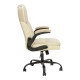Καρέκλα γραφείου διευθυντή Stellar pakoworld pu σε μπεζ-εκρού απόχρωση 70x77x110-119εκ Καρέκλα γραφείου διευθυντή Stellar pakoworld pu σε μπεζ-εκρού απόχρωση 70x77x110-119εκ